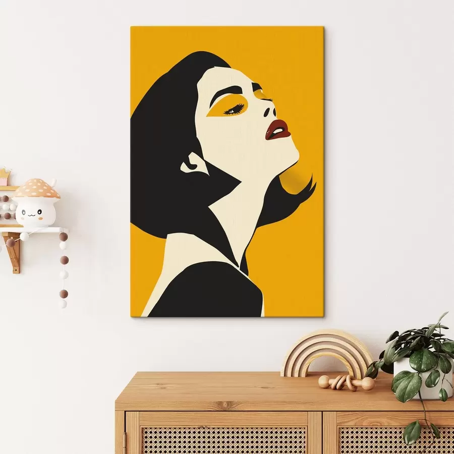 murales de pared Chica pop art s47473