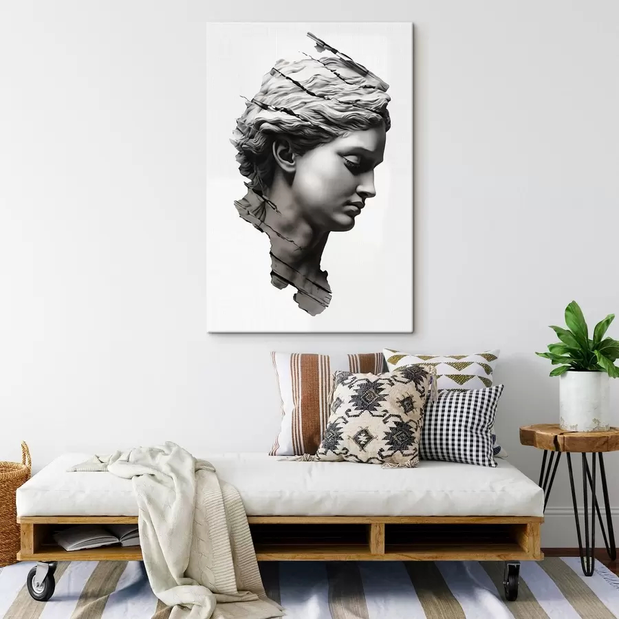 murales de pared Perfil antiguo de una mujer s47475