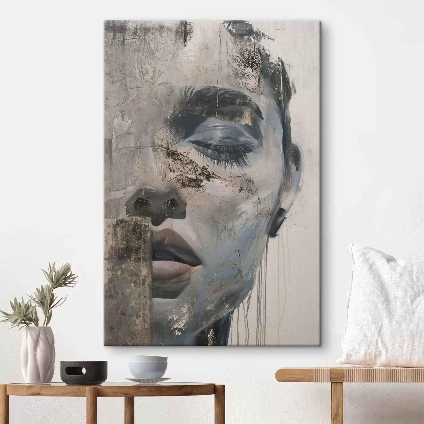 murales de pared Retrato minimalista s47481