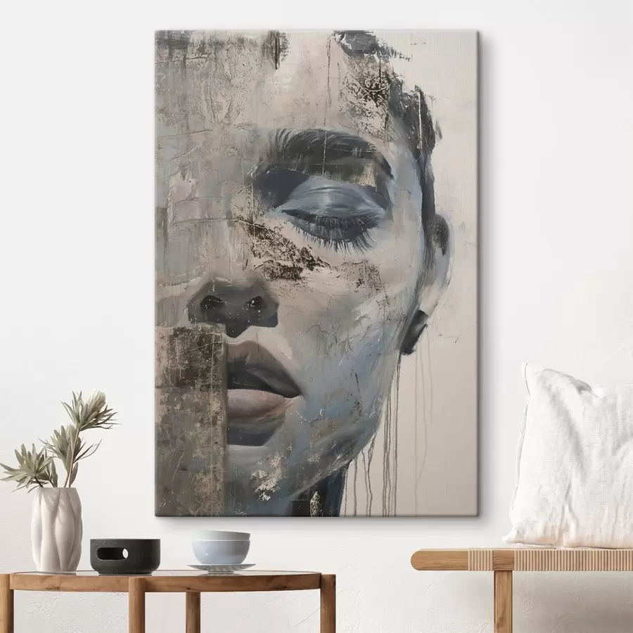 murales de pared Retrato minimalista s47481