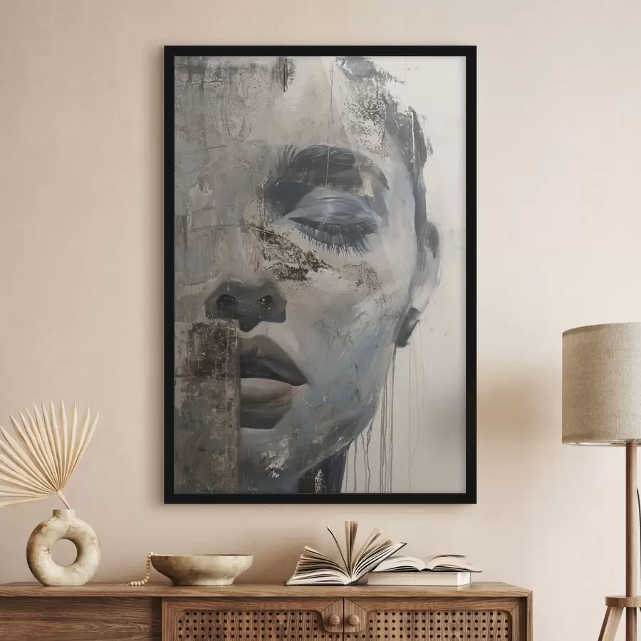 murales de pared Retrato minimalista f47481
