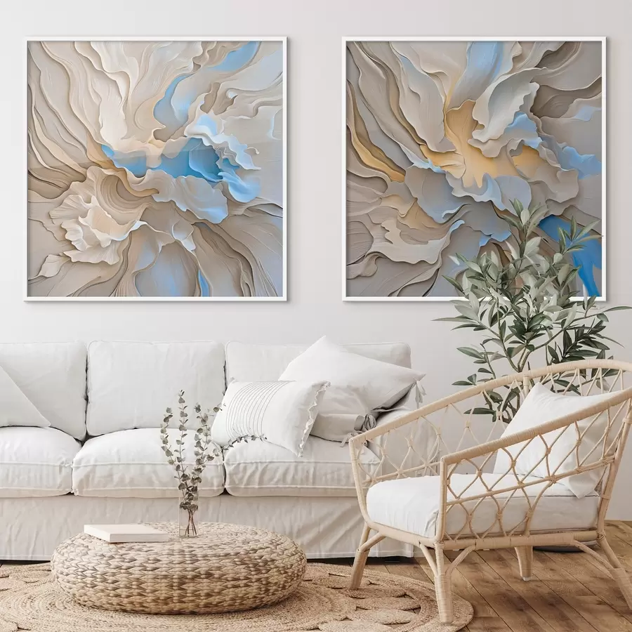 murales de pared Imitación de ondas de textura abstracta d00539