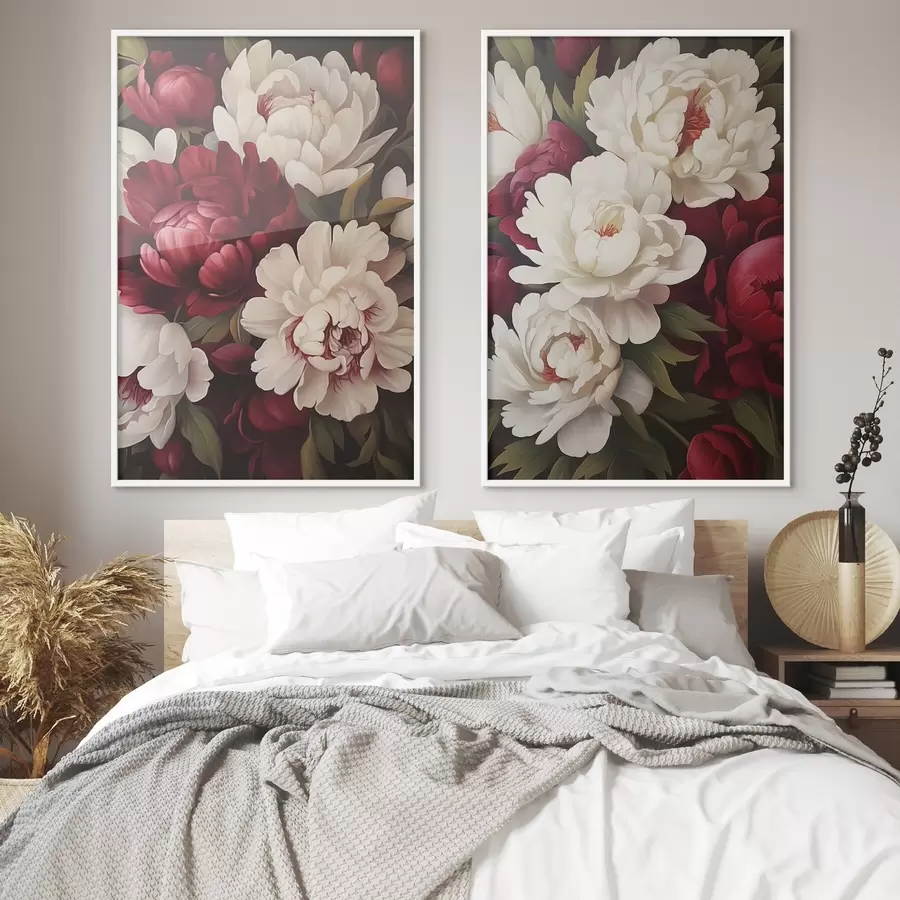 murales de pared Peonías d00548