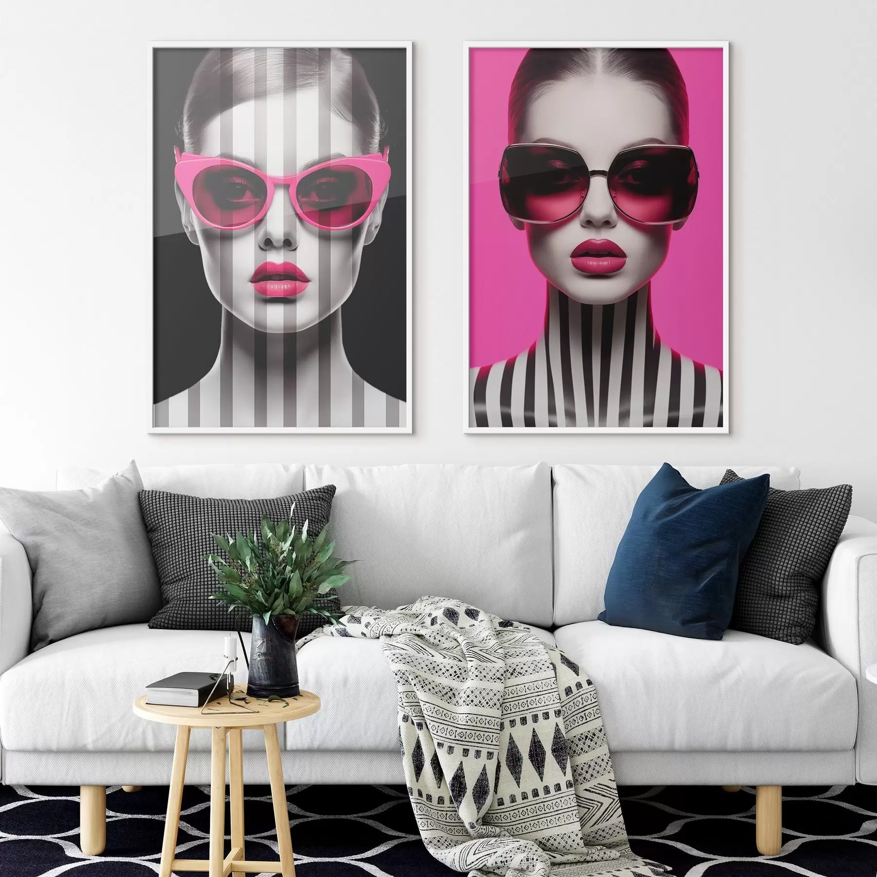 murales de pared Retratos de moda d00583