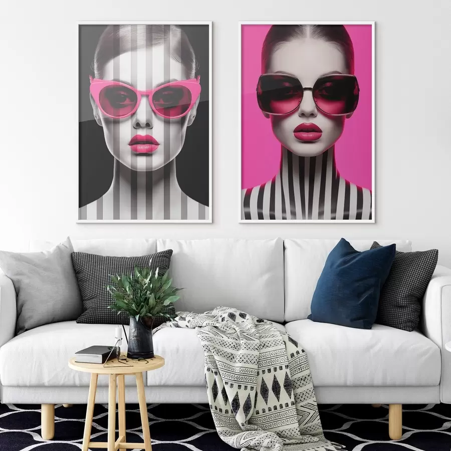 murales de pared Retratos de moda d00583