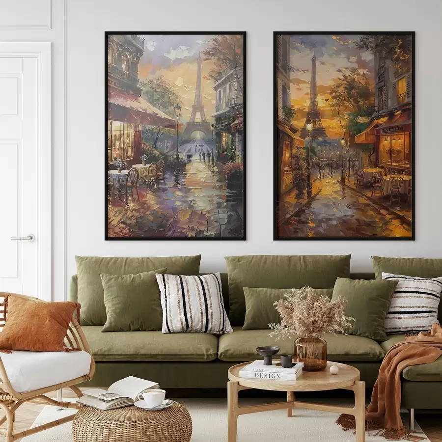 murales de pared Calles de París d00617