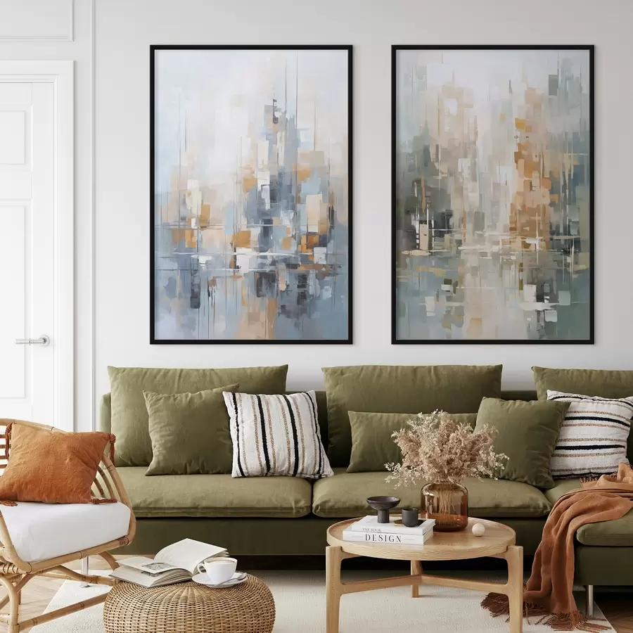 murales de pared Abstracción imitación de la pintura d00625