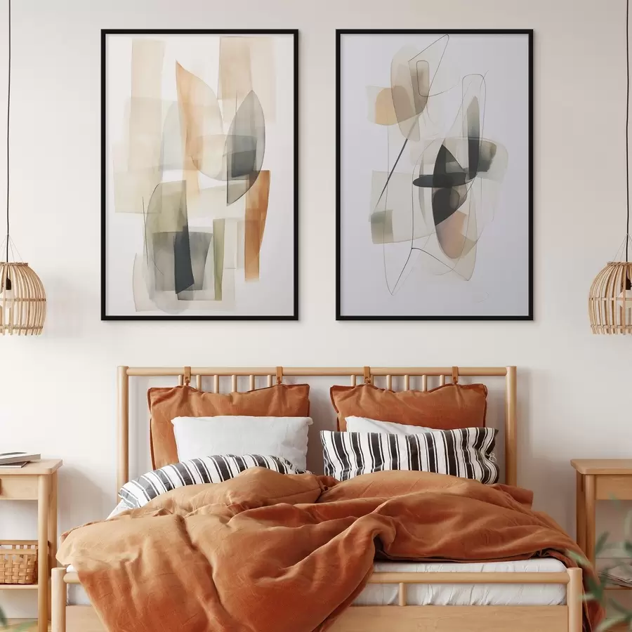 murales de pared Manchas de abstracción imitación acuarela d00674