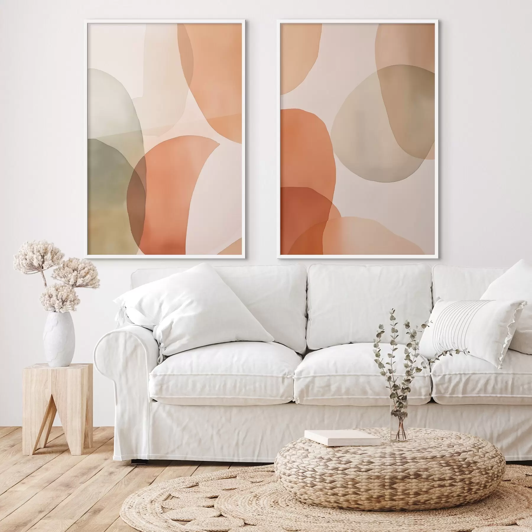 murales de pared Círculos abstractos de colores d00731