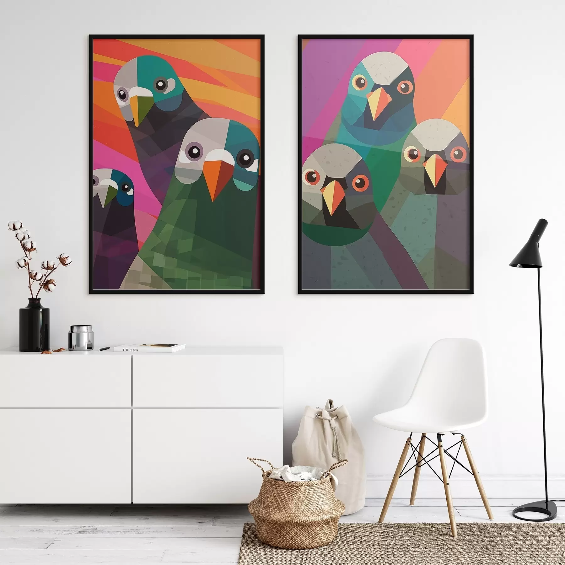 murales de pared Palomas d00735