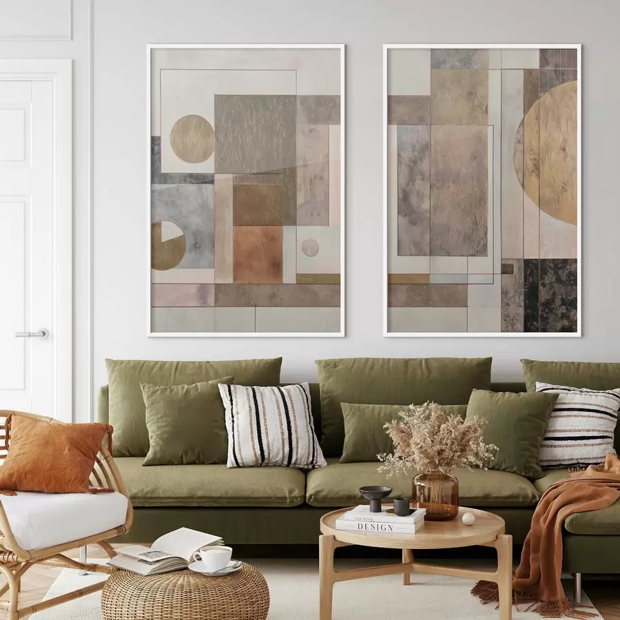 murales de pared geometría abstracta moderna d00738