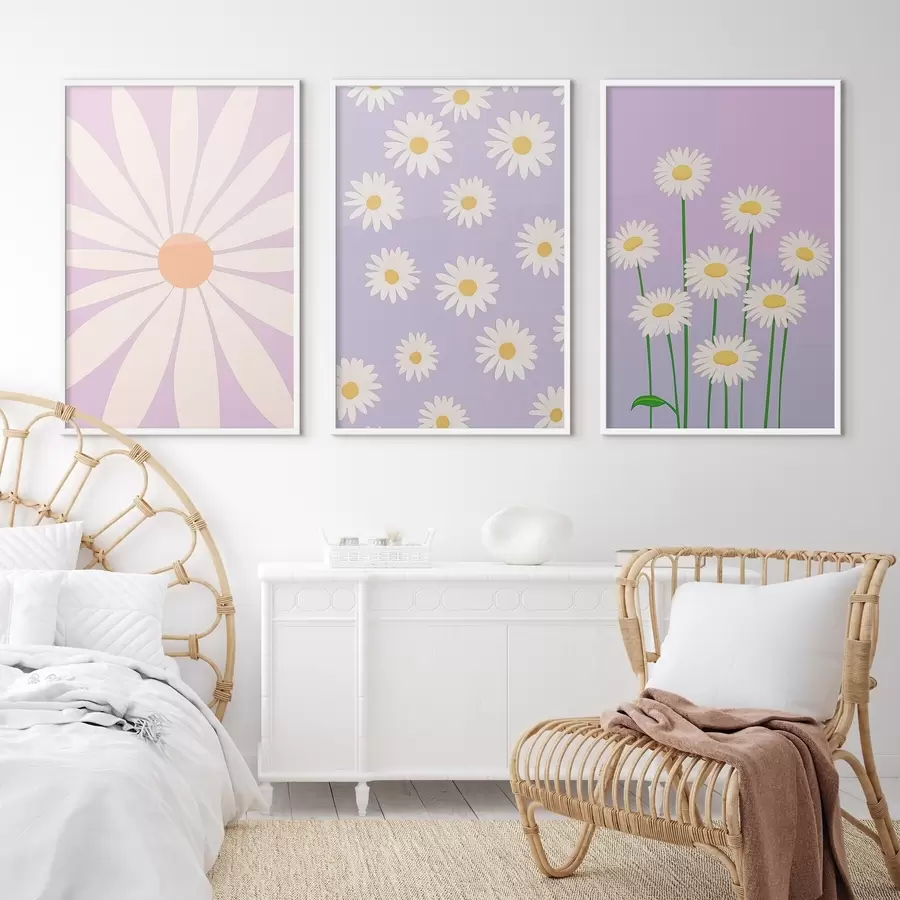 murales de pared Margaritas d00756