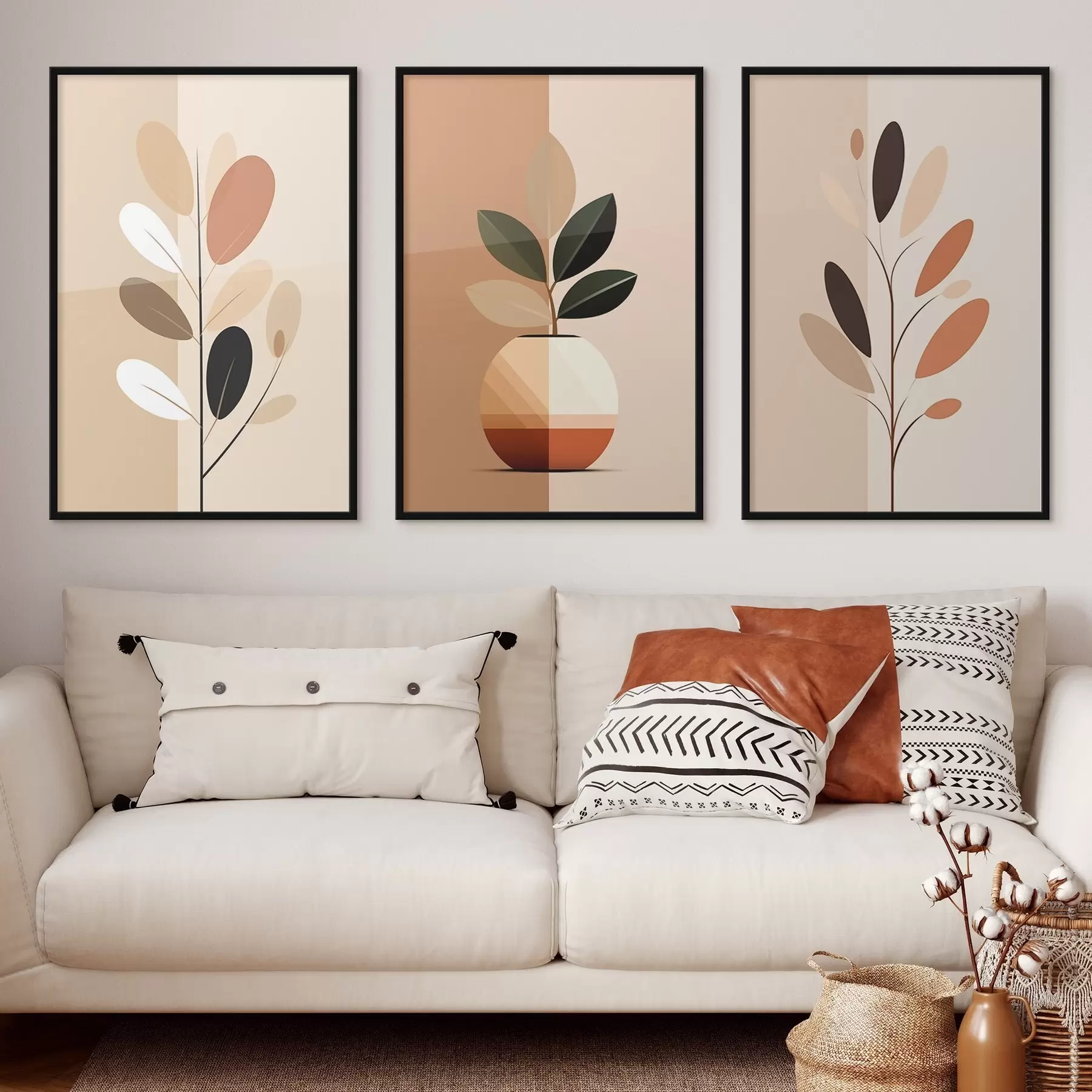 murales de pared Ramas abstractas d00759