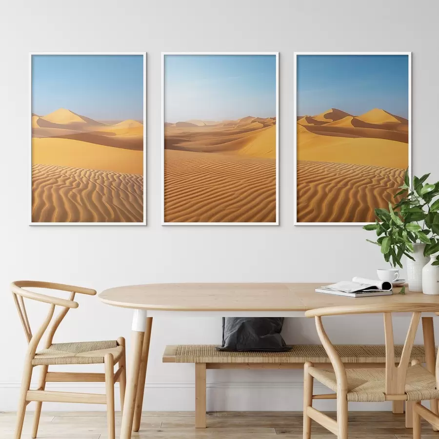 murales de pared Cielo azul en el desierto d00786