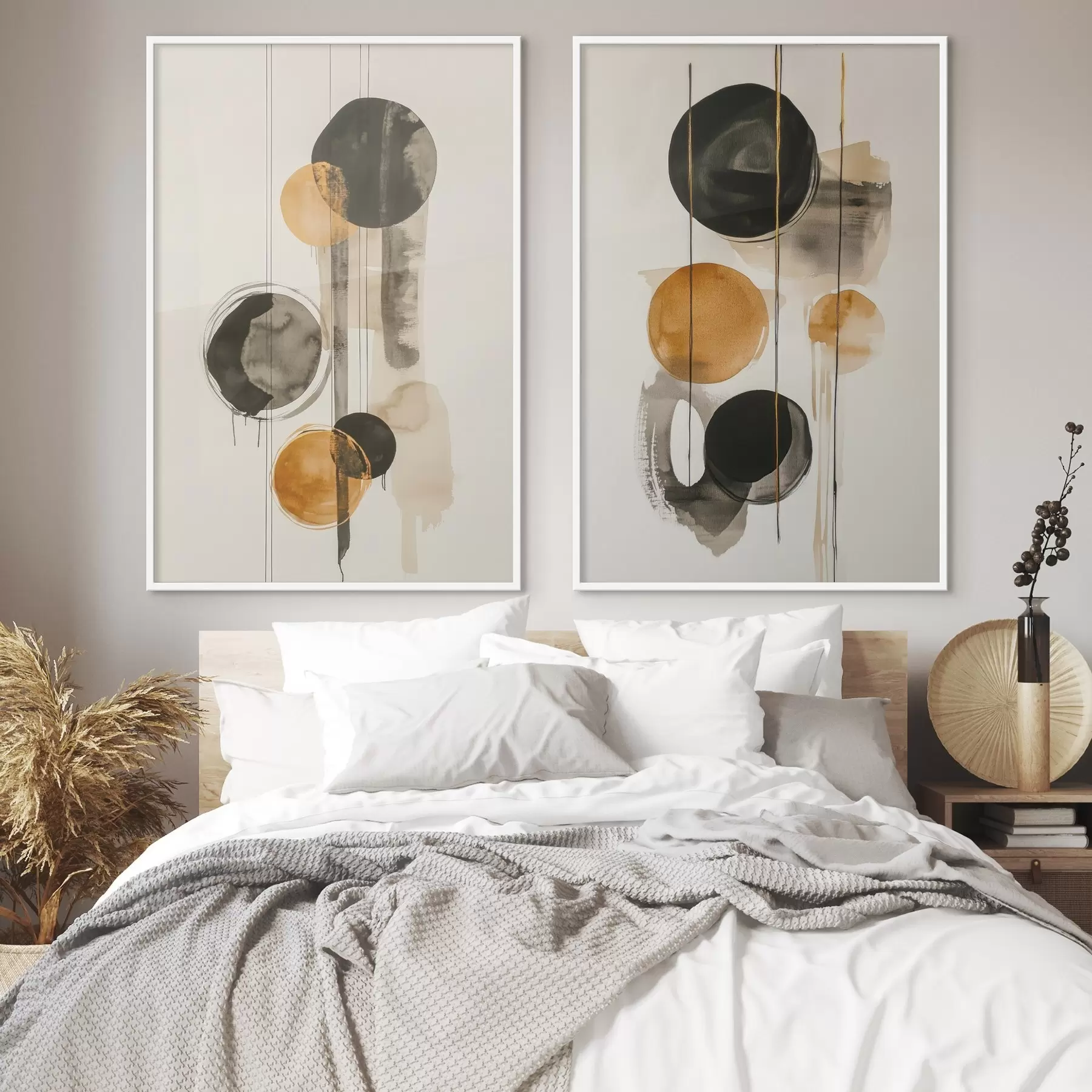 murales de pared Círculos abstractos d00717