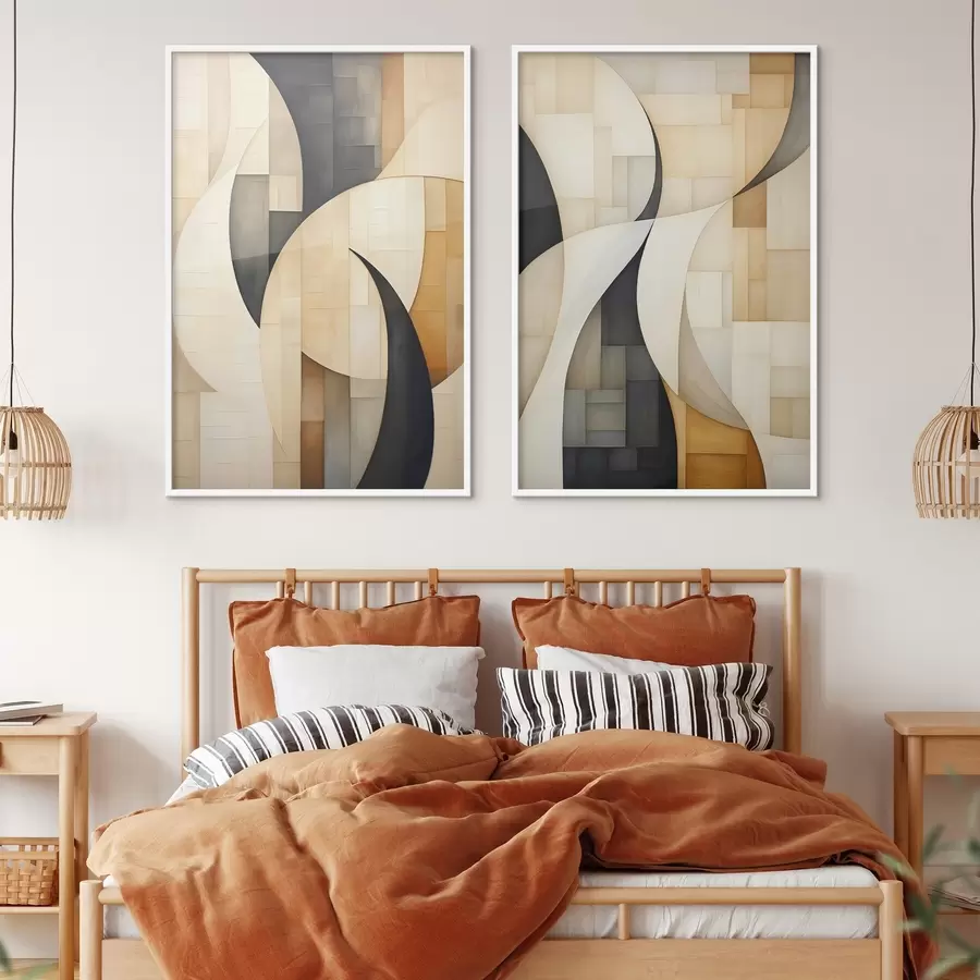 murales de pared Abstracción geométrica d00780