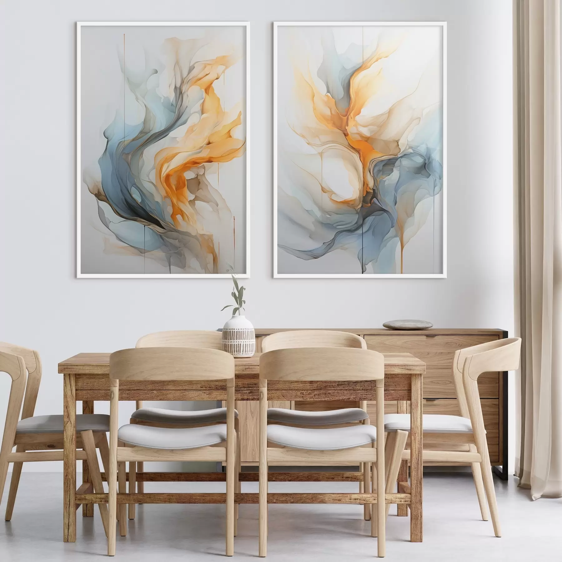 murales de pared Abstracción líquida d00781