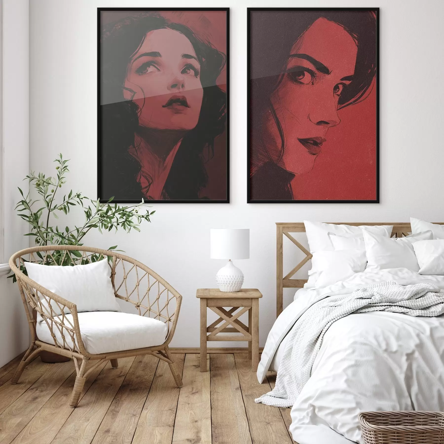 murales de pared Retratos d00806