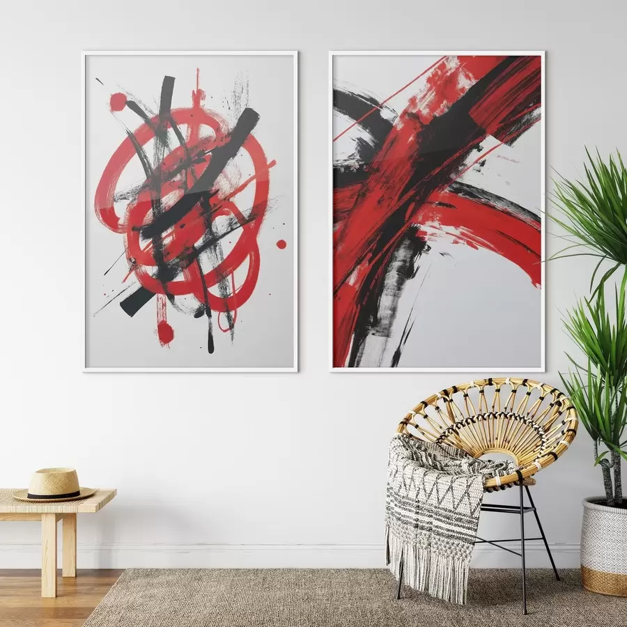 murales de pared Trazos d00816