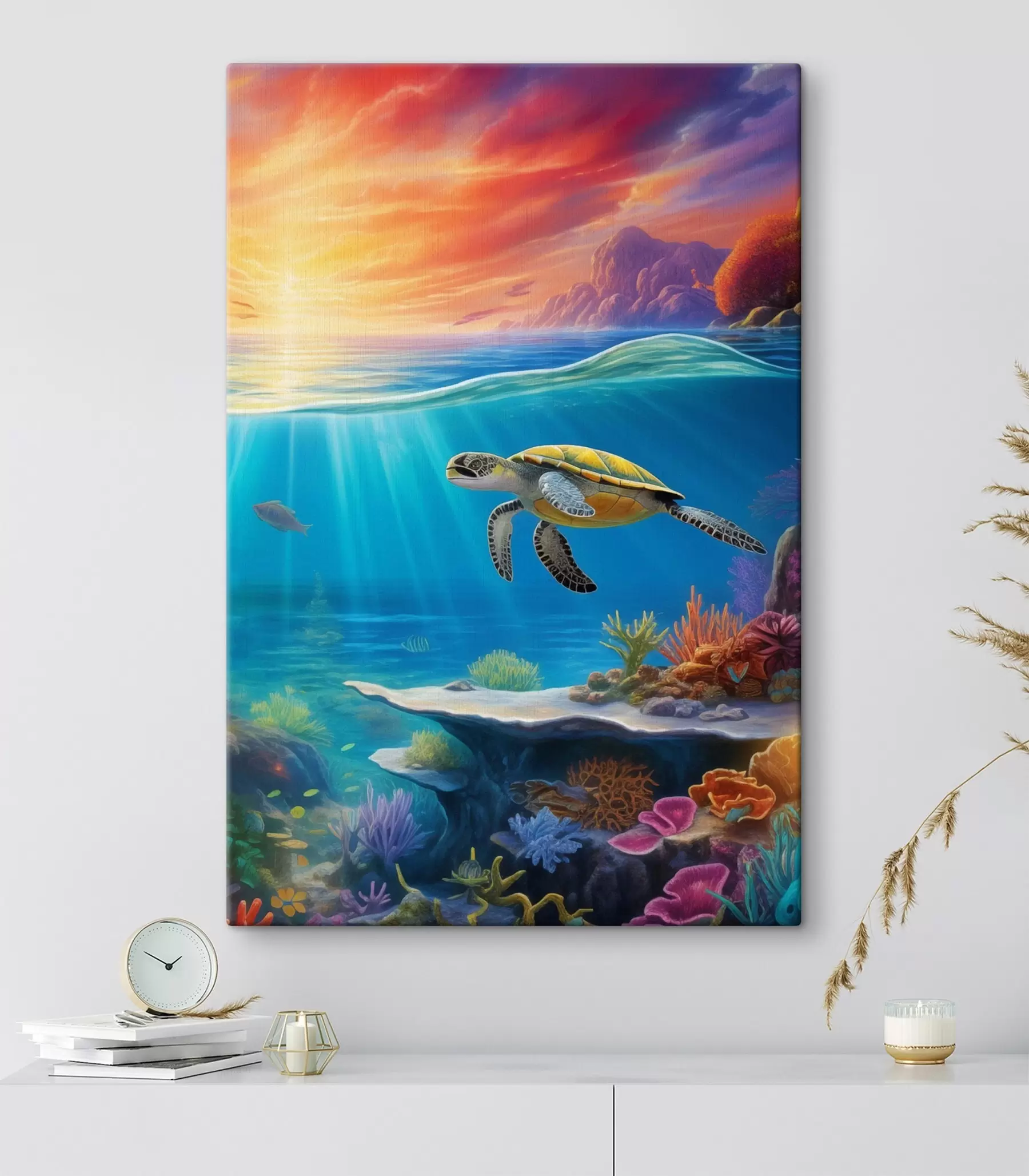 murales de pared Mundo submarino s47449