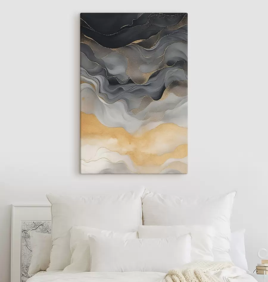 murales de pared Fluidos, manchas de pintura s47452