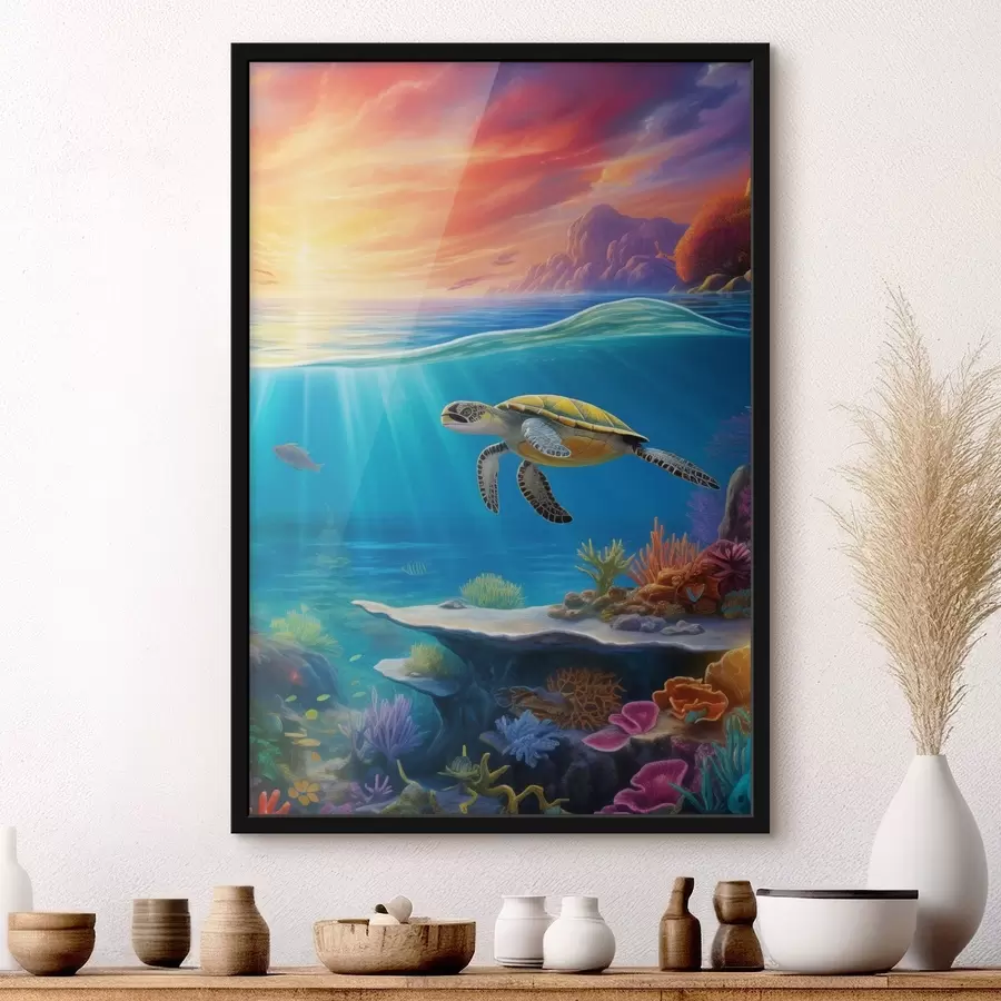 murales de pared Mundo submarino f47449