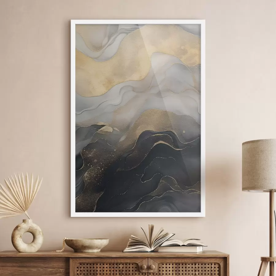 murales de pared Fluidos abstractos f47451