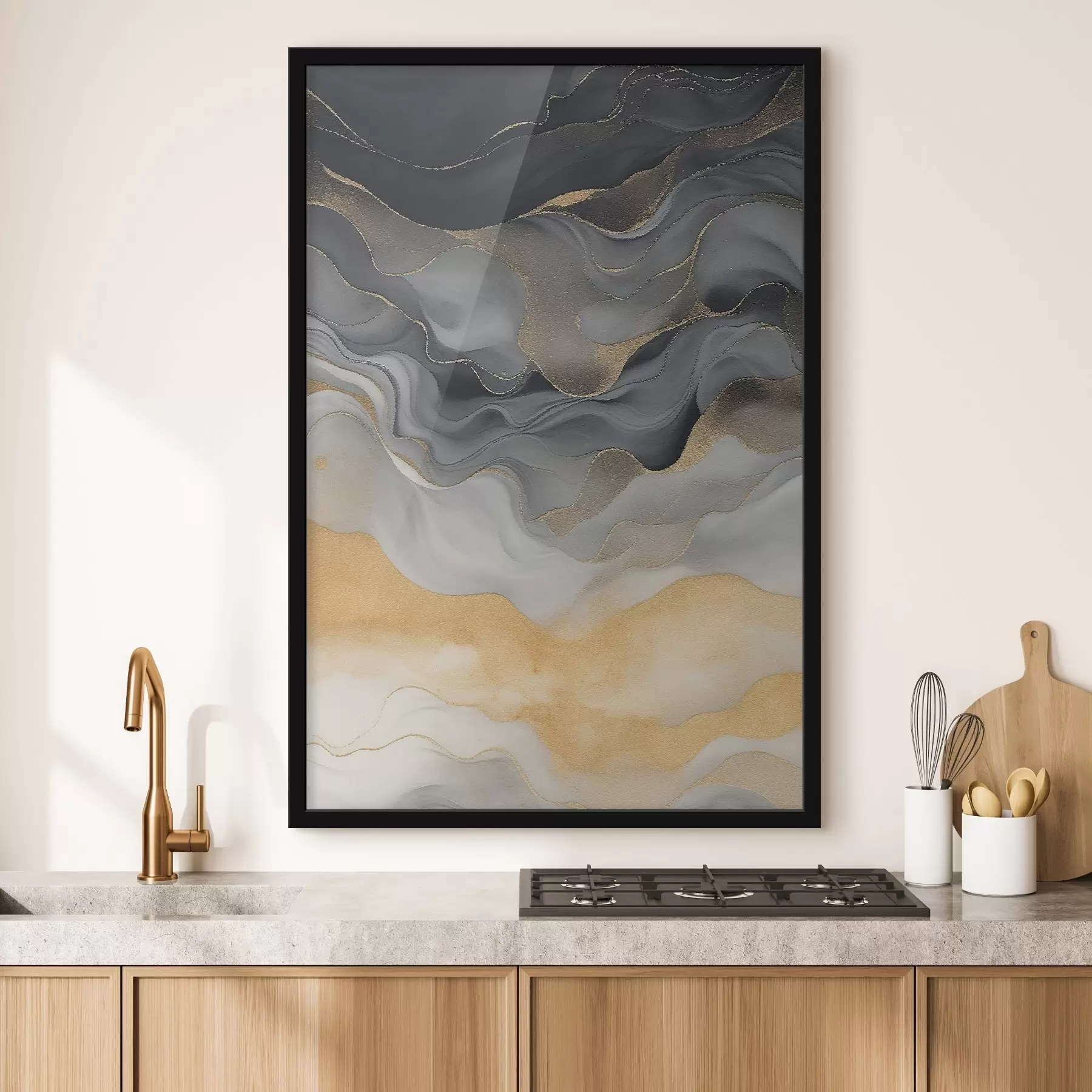 murales de pared Fluidos, manchas de pintura f47452