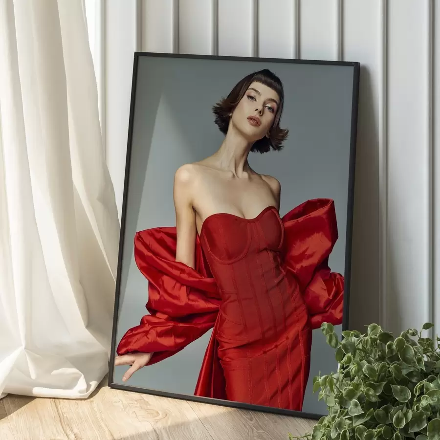 murales de pared Un regalo para una niña basado en su foto s47158