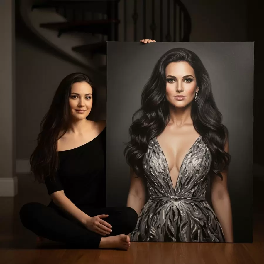 murales de pared Retrato grande a partir de una foto para la pared s47160