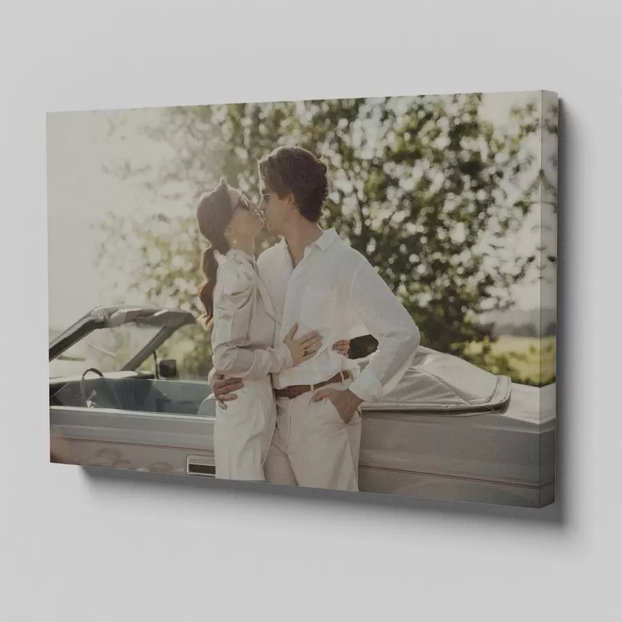 murales de pared Un regalo de un cuadro pintado a partir de una foto para los enamorados. s47164