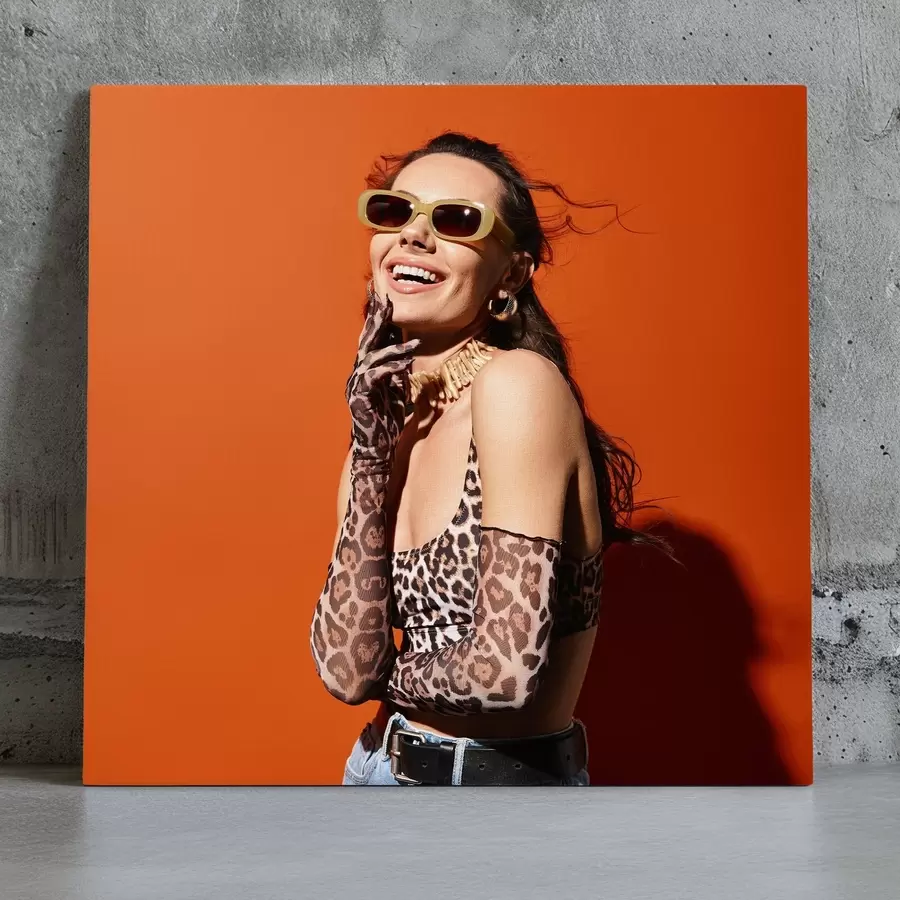 murales de pared Retrato a partir de tu propia foto en la pared s47171