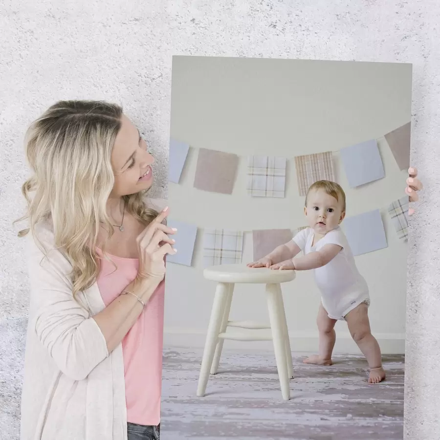 murales de pared Una foto de tu hijo en lienzo s47172