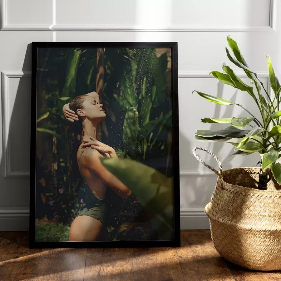 murales de pared Un regalo para una niña basado en su foto s47175