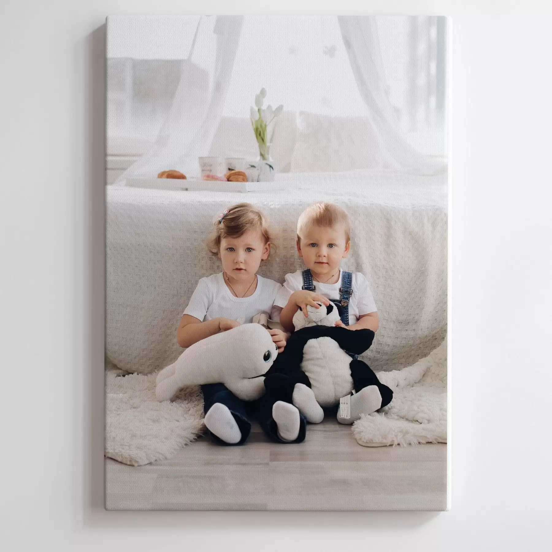 murales de pared Una foto de tu hijo en lienzo s47178