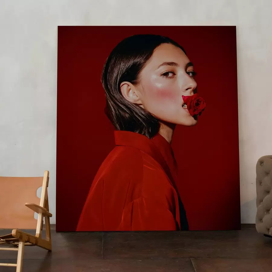 murales de pared Un regalo para una niña basado en su foto s47181