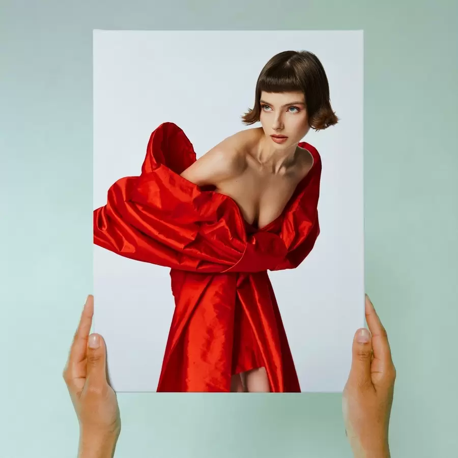 murales de pared Un regalo para una niña basado en su foto s47183