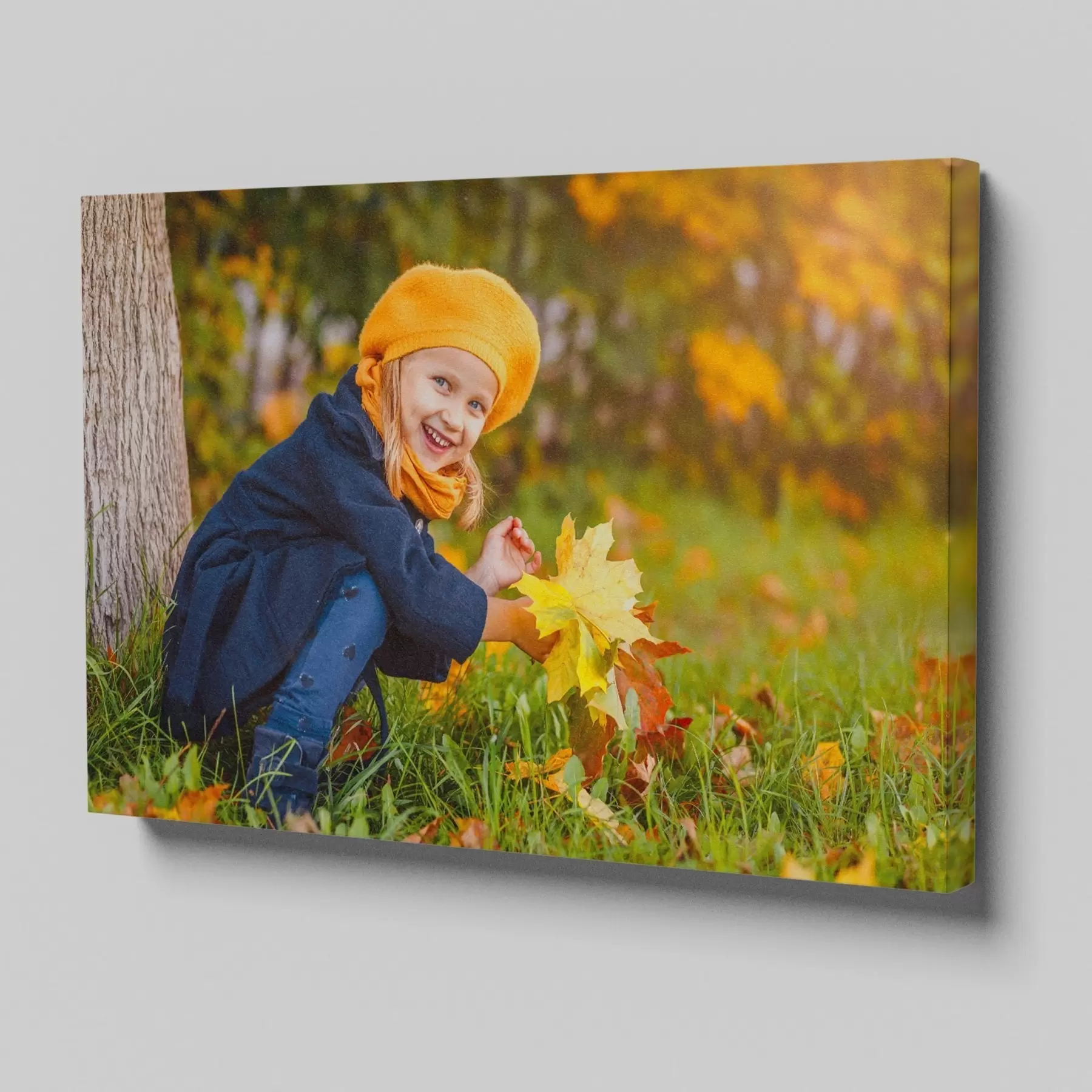 murales de pared Una foto de tu hijo en lienzo s47195