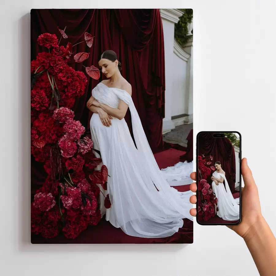 murales de pared Un regalo para una niña basado en su foto s47201