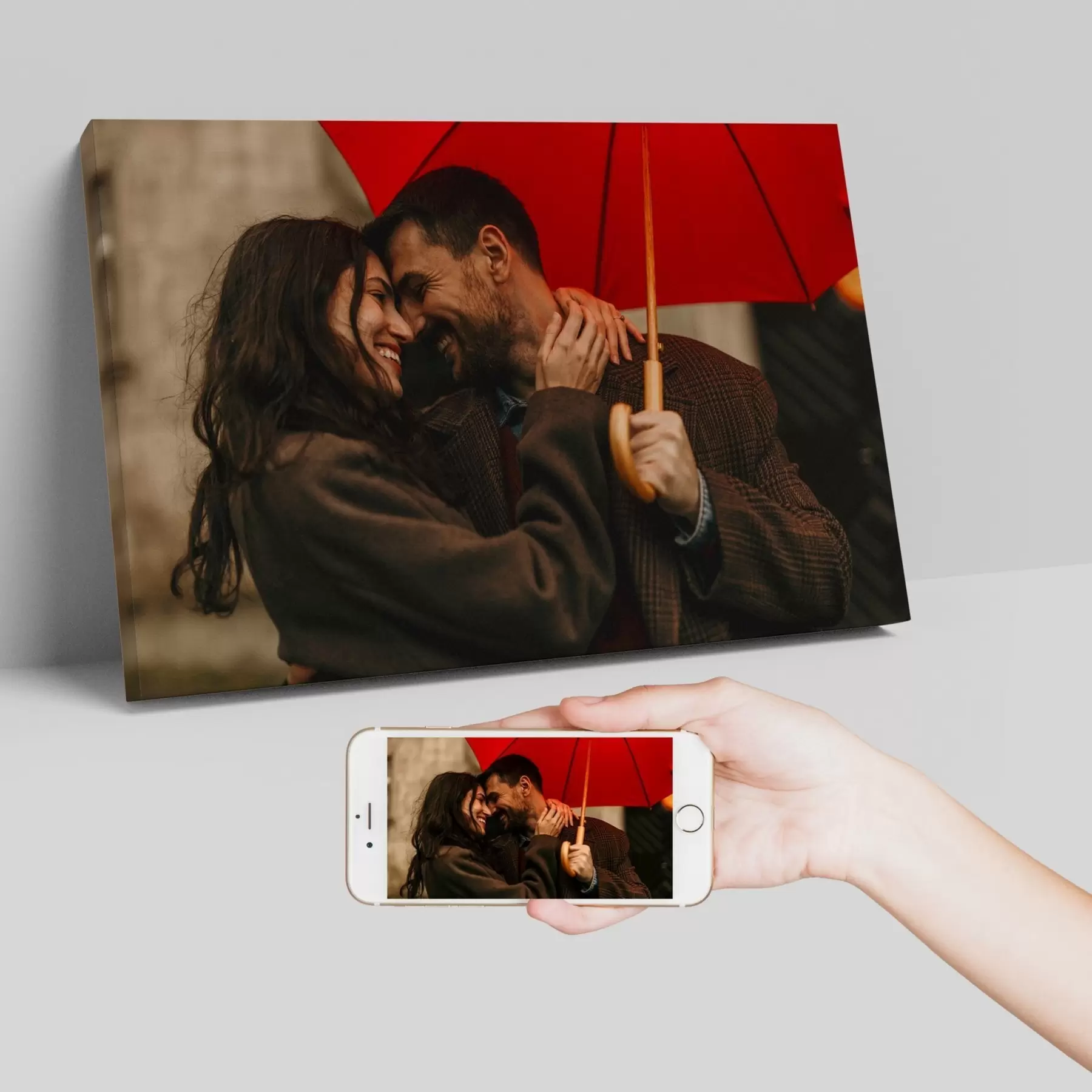 murales de pared Regalo romántico para una pareja basado en una foto s47208
