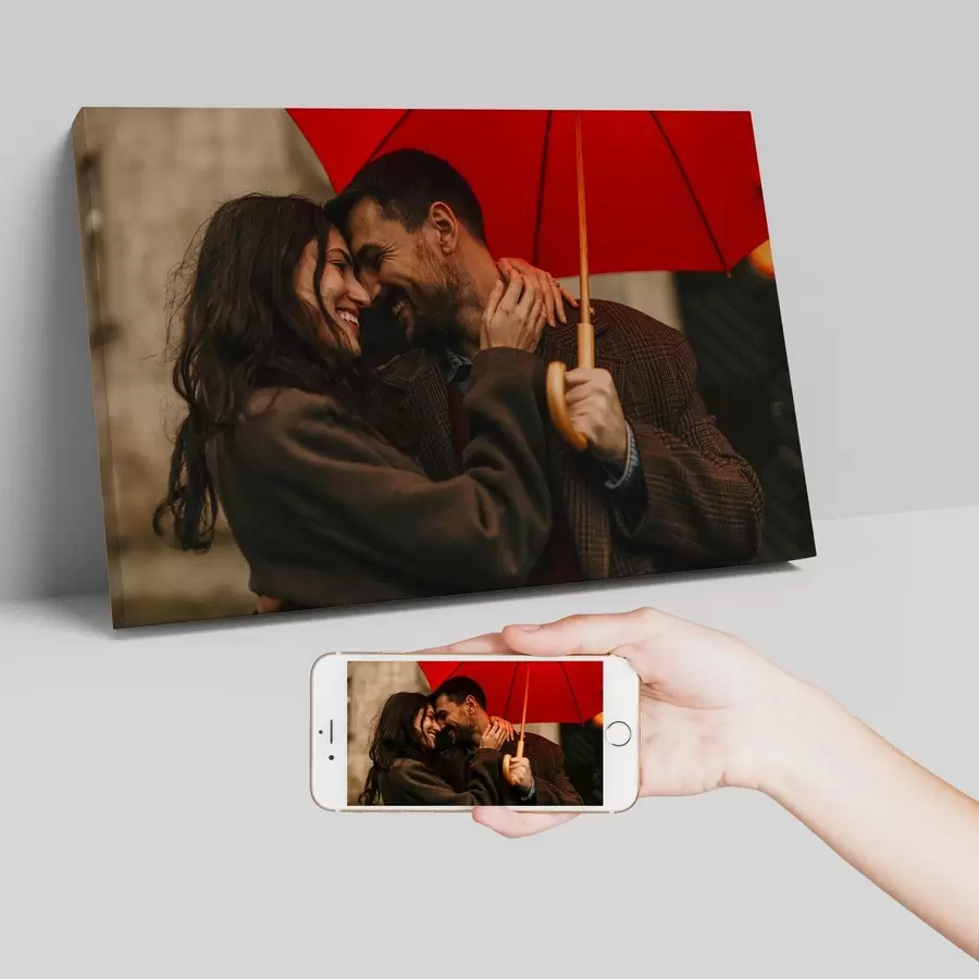 murales de pared Regalo romántico para una pareja basado en una foto s47208