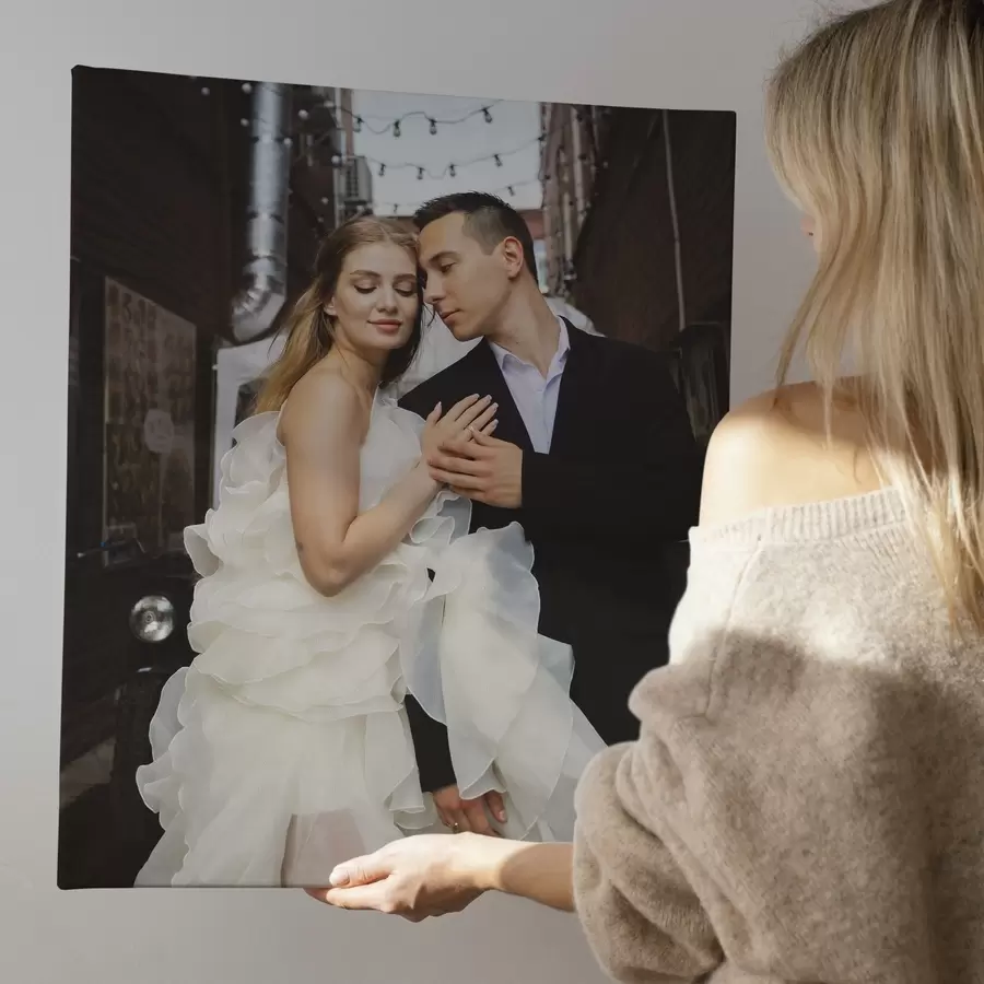 murales de pared Foto de boda en lienzo s47209