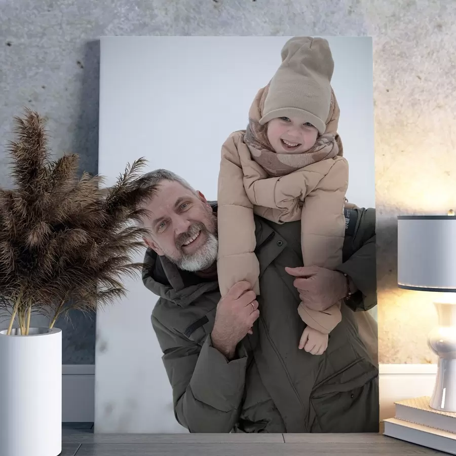 murales de pared Una foto de tu hijo en lienzo s47212