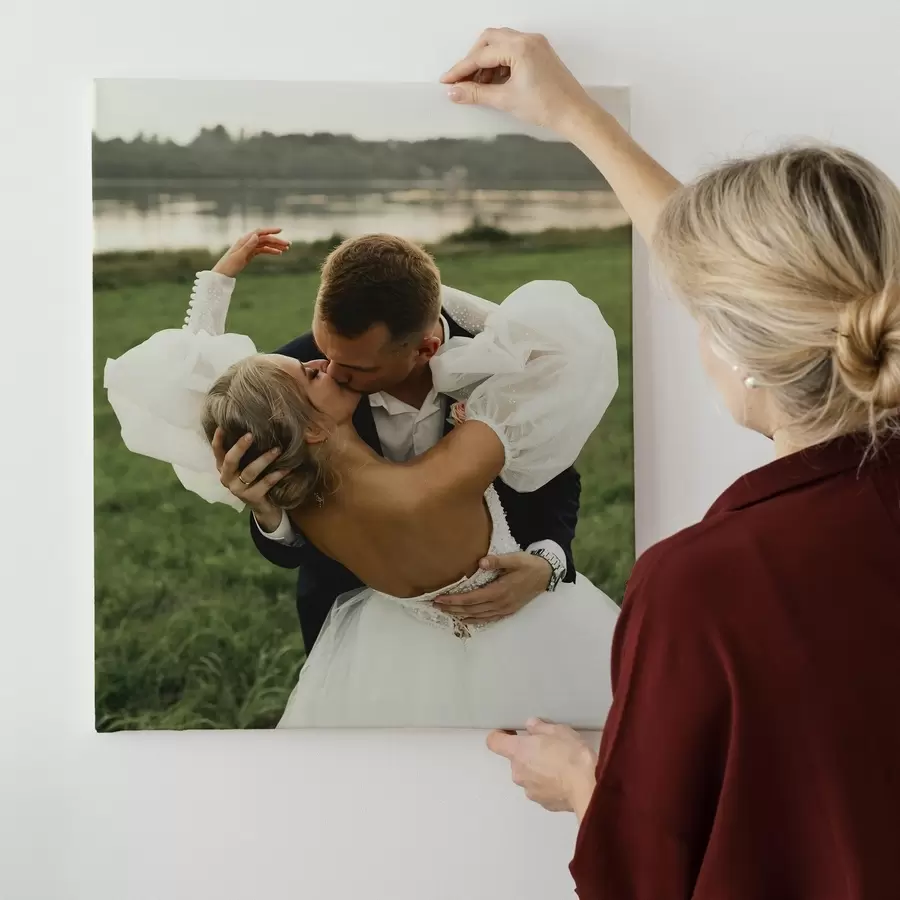 murales de pared Foto de boda en lienzo s47216