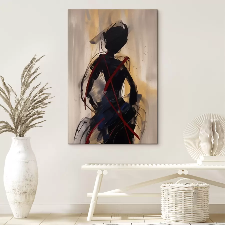 murales de pared Silueta abstracta s47344