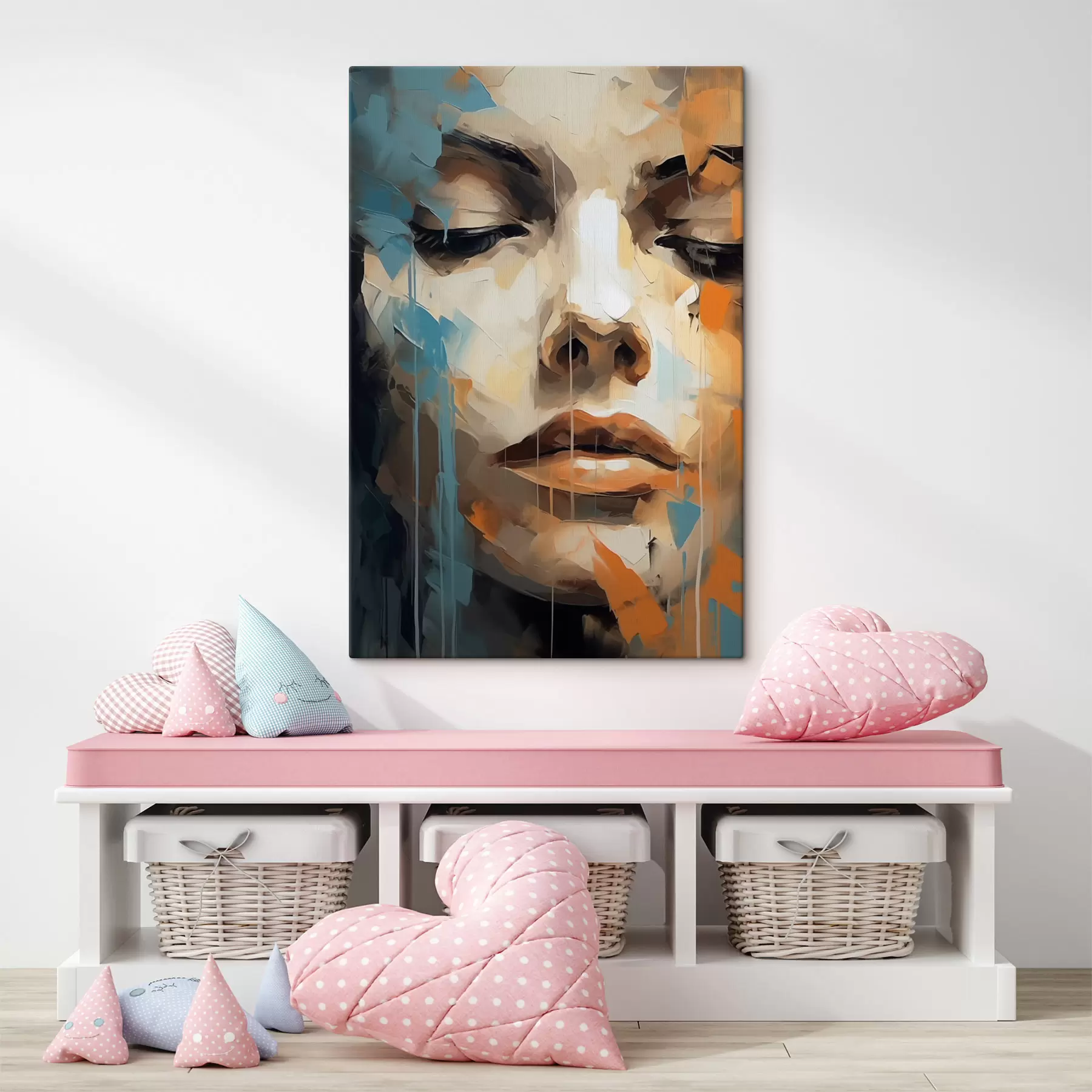 murales de pared Retrato abstracto s47348