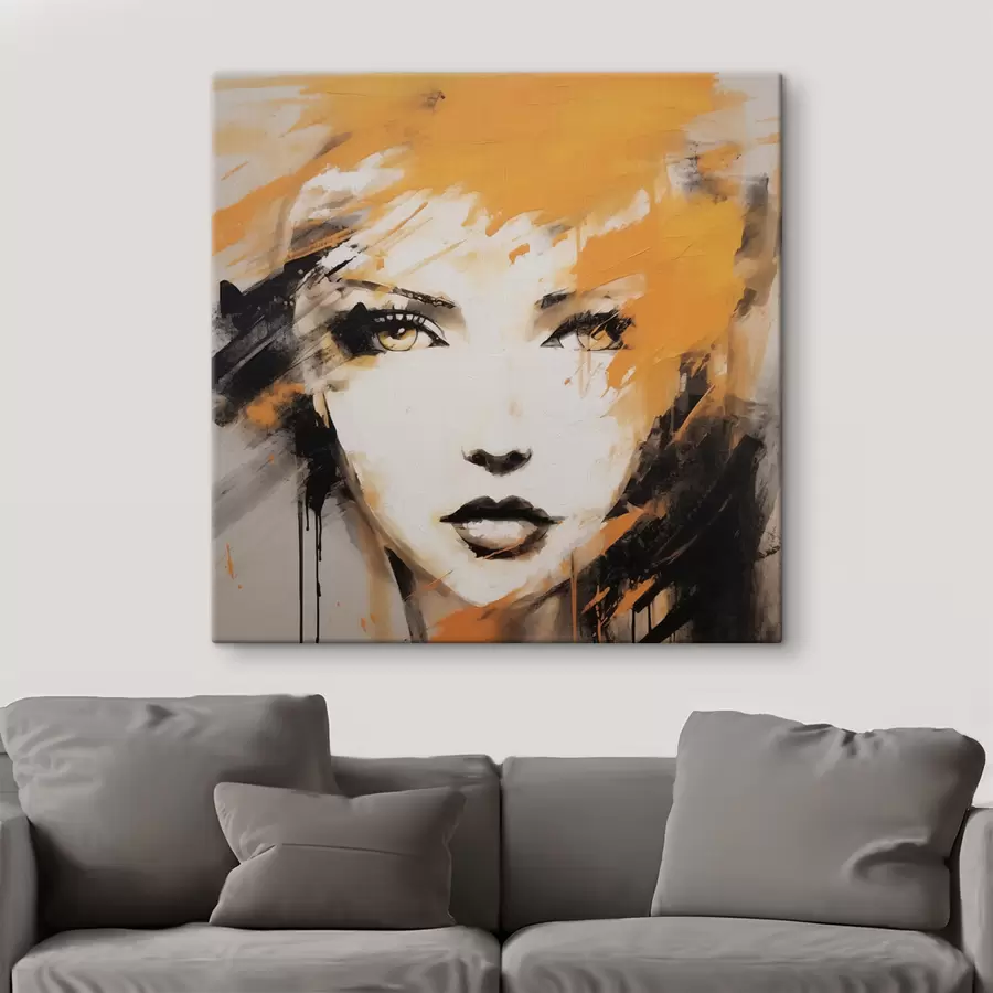 murales de pared Retrato abstracto s47351