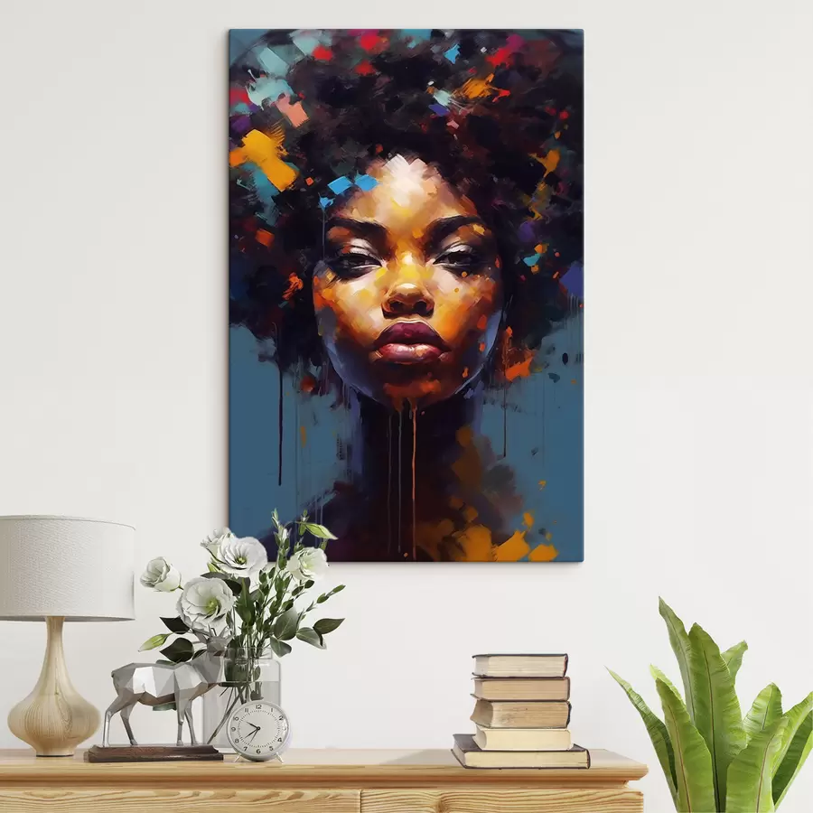 murales de pared Retrato abstracto s47369