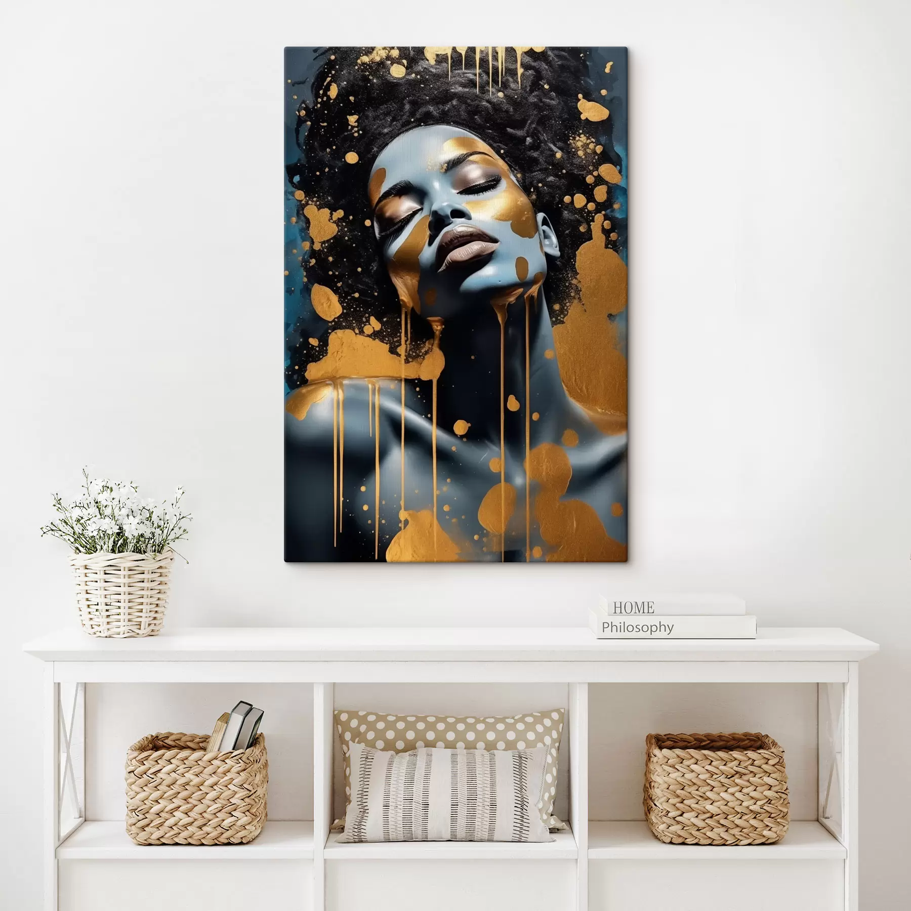 murales de pared Flor abstracta s47381