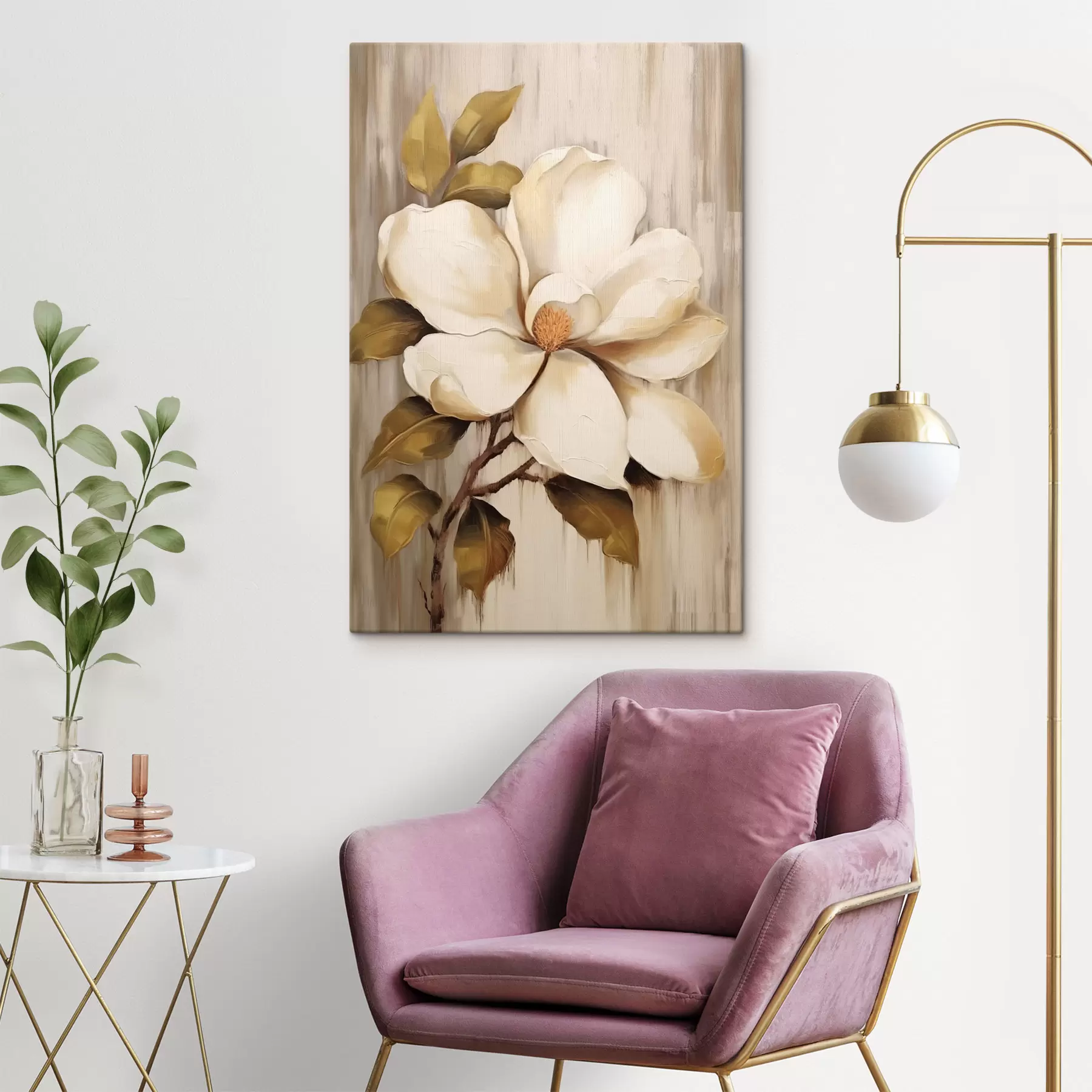 murales de pared Flor abstracta s47382